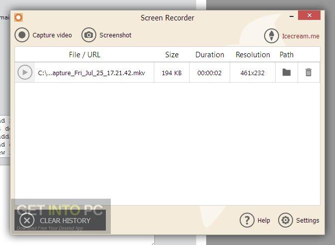 Icecream Screen Recorder 7.26 for windows instal free
