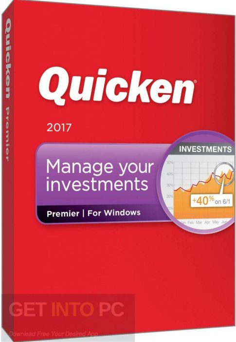 quicken 2017 home and business menu bar