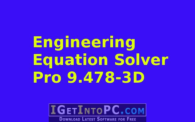 engineering equation solver free download