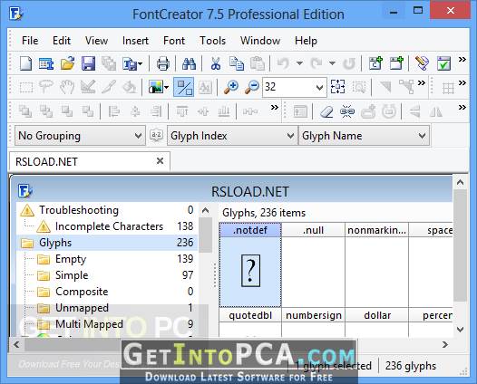 FontCreator Professional 15.0.0.2951 for ios instal free