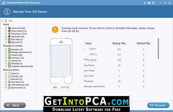 fonepaw iphone data recovery free download