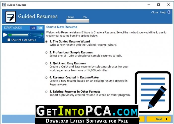 resumemaker professional deluxe 20 download