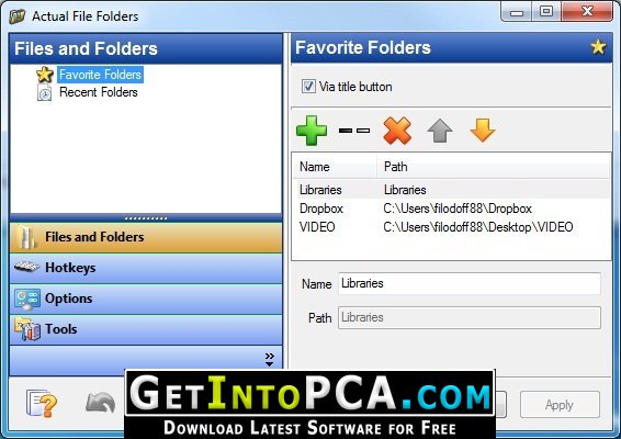 Actual File Folders 1.15 for mac download