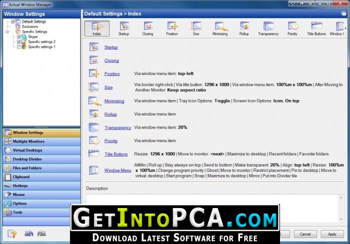 free download Actual Window Manager 8.15