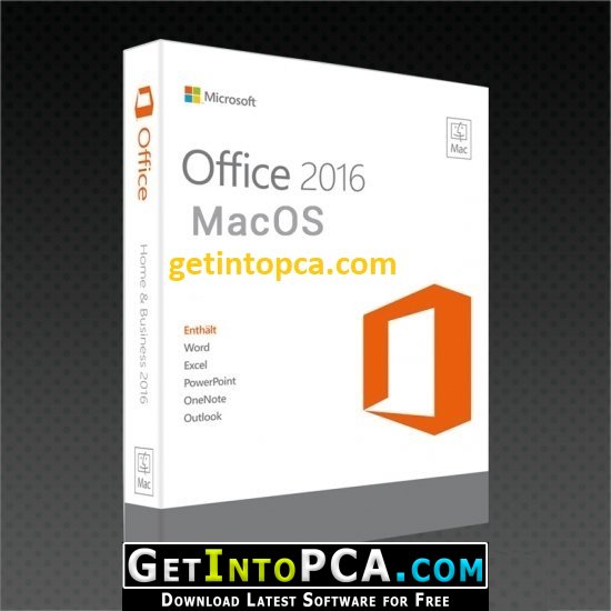 requirements for microsoft office 2016 for mac