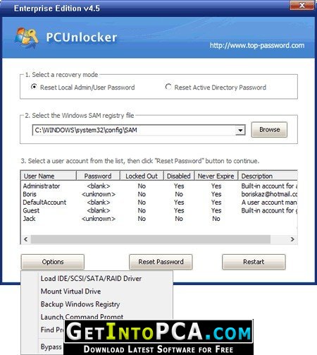 download pcunlocker free