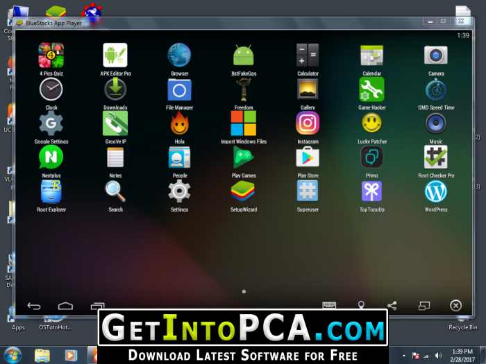 where to install bluestacks for root