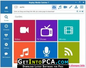 can i download aebn using replay media catcher