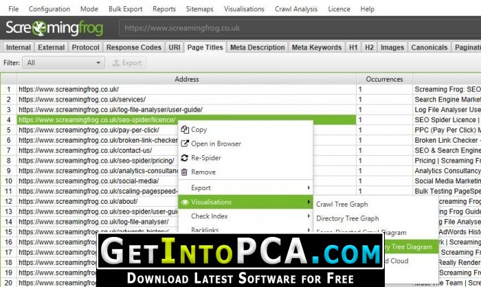 download the new Screaming Frog SEO Spider 19.1