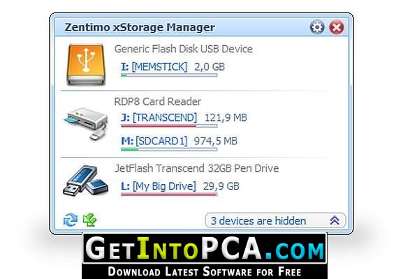 Zentimo xStorage Manager 3.0.5.1299 free instals
