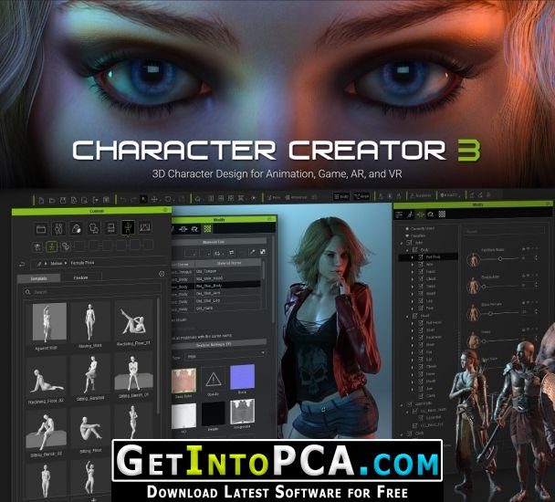 Reallusion Character Creator 3 Pipeline Free Download