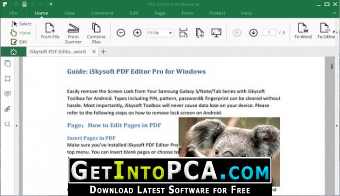 iskysoft pdf editor for mac help