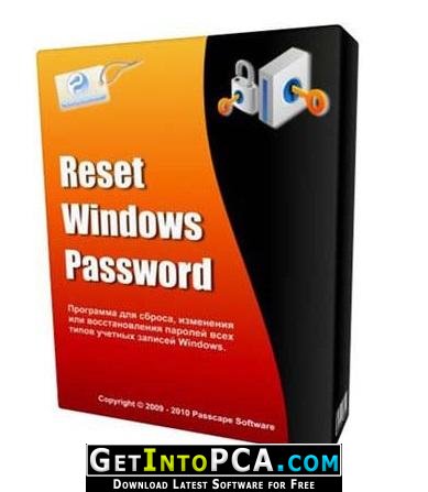 crack passcape reset windows password