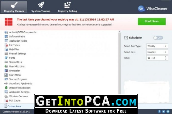 Wise Registry Cleaner Pro 11.0.3.714 for windows download free
