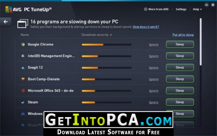 avg free system requirements