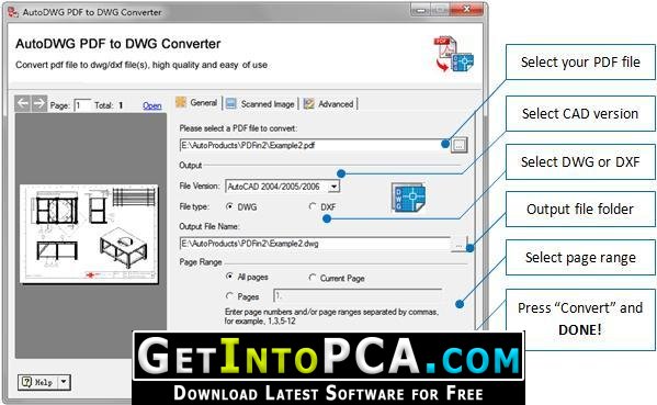 how to convert pdf to dwg in autocad 2019