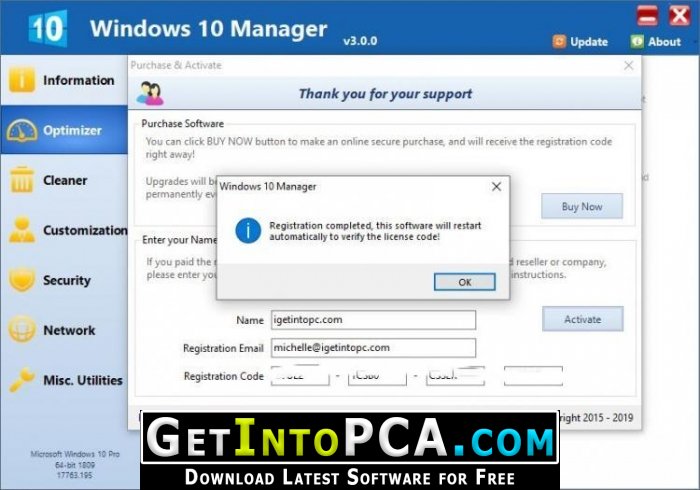 free for ios instal Windows 10 Manager 3.8.4