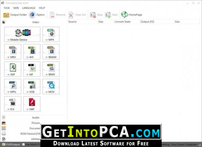 format factory free download for windows 8