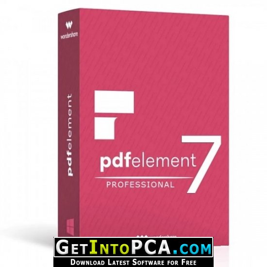Wondershare PDFelement Pro 10.0.7.2464 free downloads