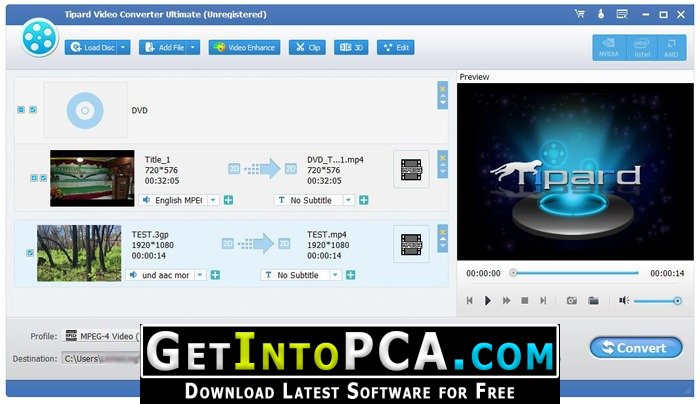 Tipard Video Converter Ultimate 10.3.38 for windows instal free