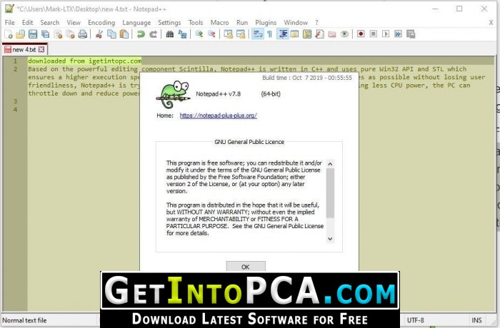 Notepad++ 8.6.0 download the last version for apple