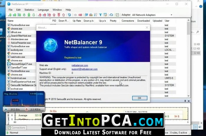 free NetBalancer 12.1.1.3556