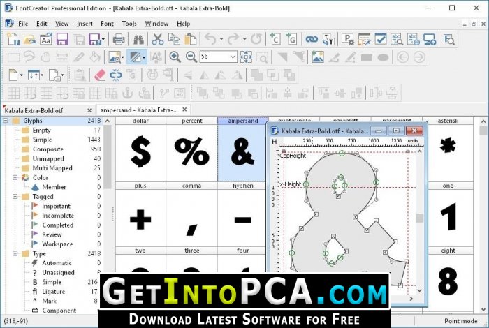 download the new for windows FontCreator Professional 15.0.0.2936
