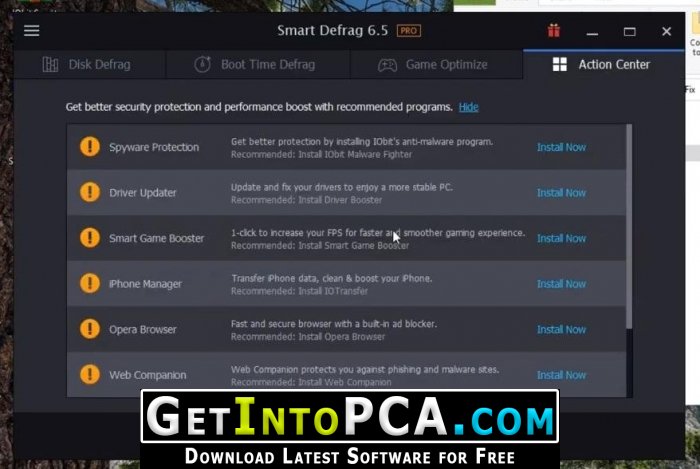 iobit smart defrag free