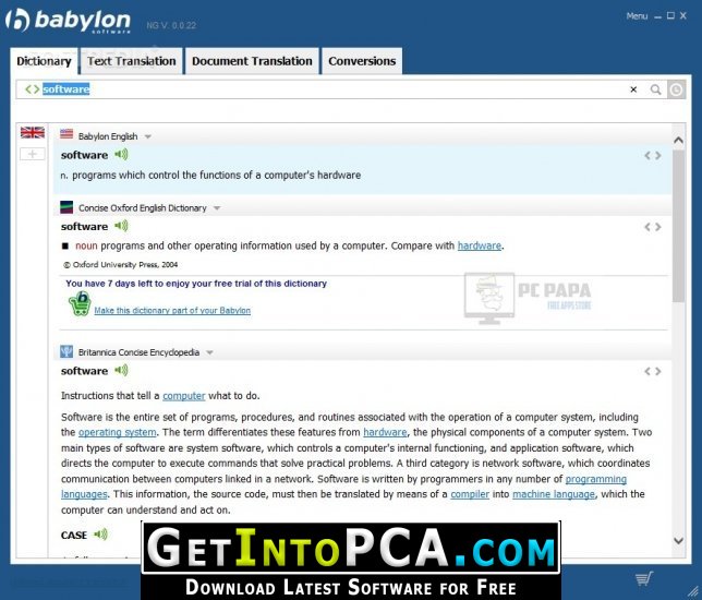 babylon dictionary free download.zib