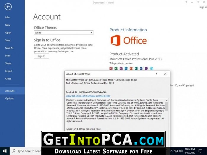 microsoft office 2013 professional plus free download
