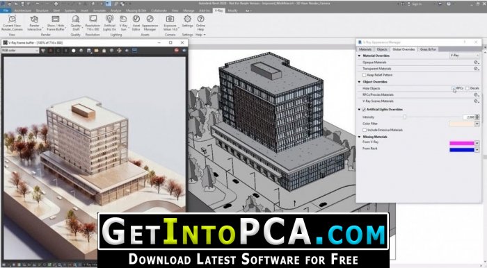 add vray material to revit material library