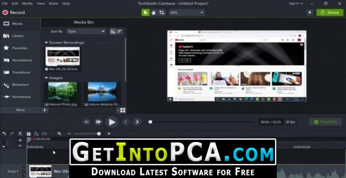 camtasia video editor download for pc