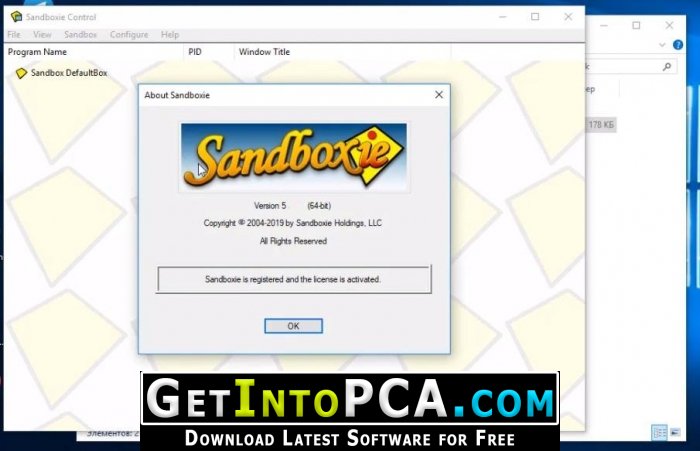Sandboxie 5.65.5 / Plus 1.10.5 download the new for mac
