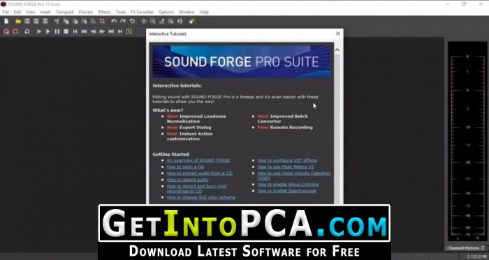 MAGIX SOUND FORGE Pro Suite 17.0.2.109 for ios instal