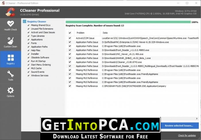ccleaner professional free download