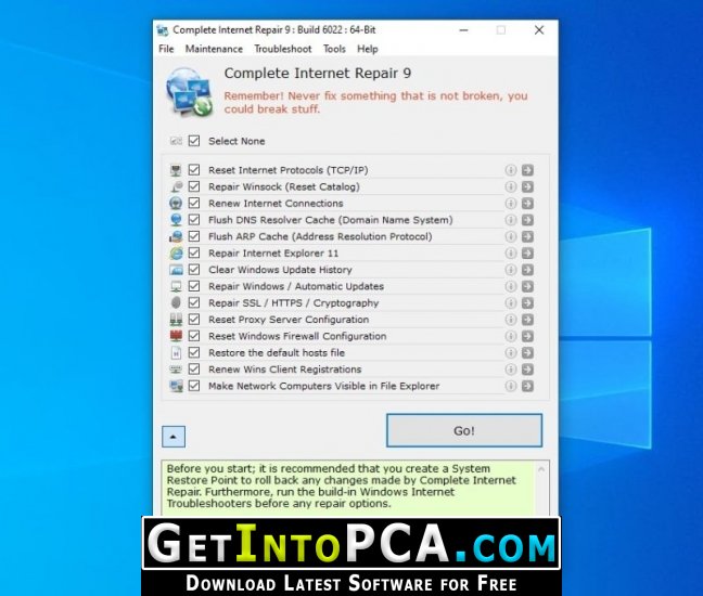 Complete Internet Repair 9.1.3.6322 download the new